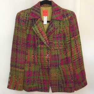 VTG 90’s CHRISTIAN LACROIX Tweed BOUCLE Blazer